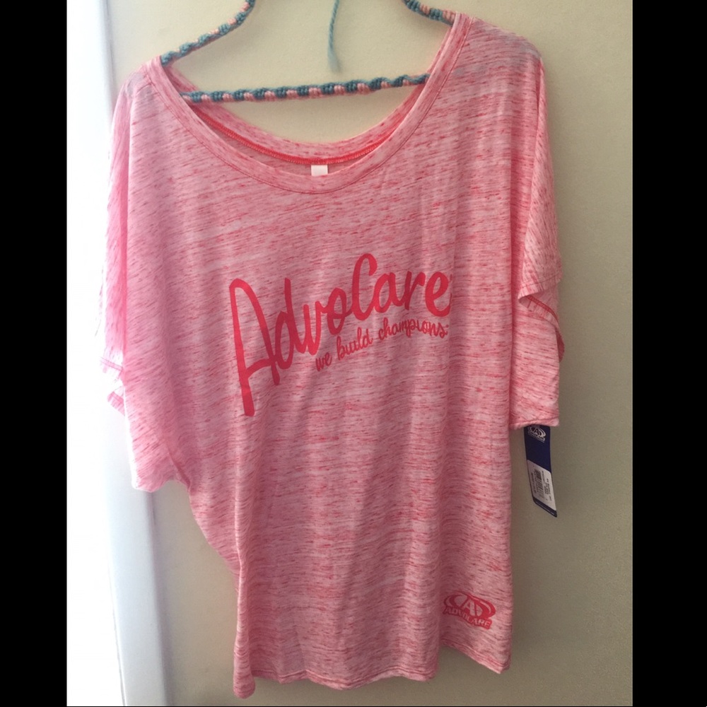 Advocare Scoop neck/ off the shoulder top SZ Lg